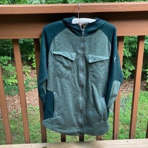 Merrell fleece knit green jacket